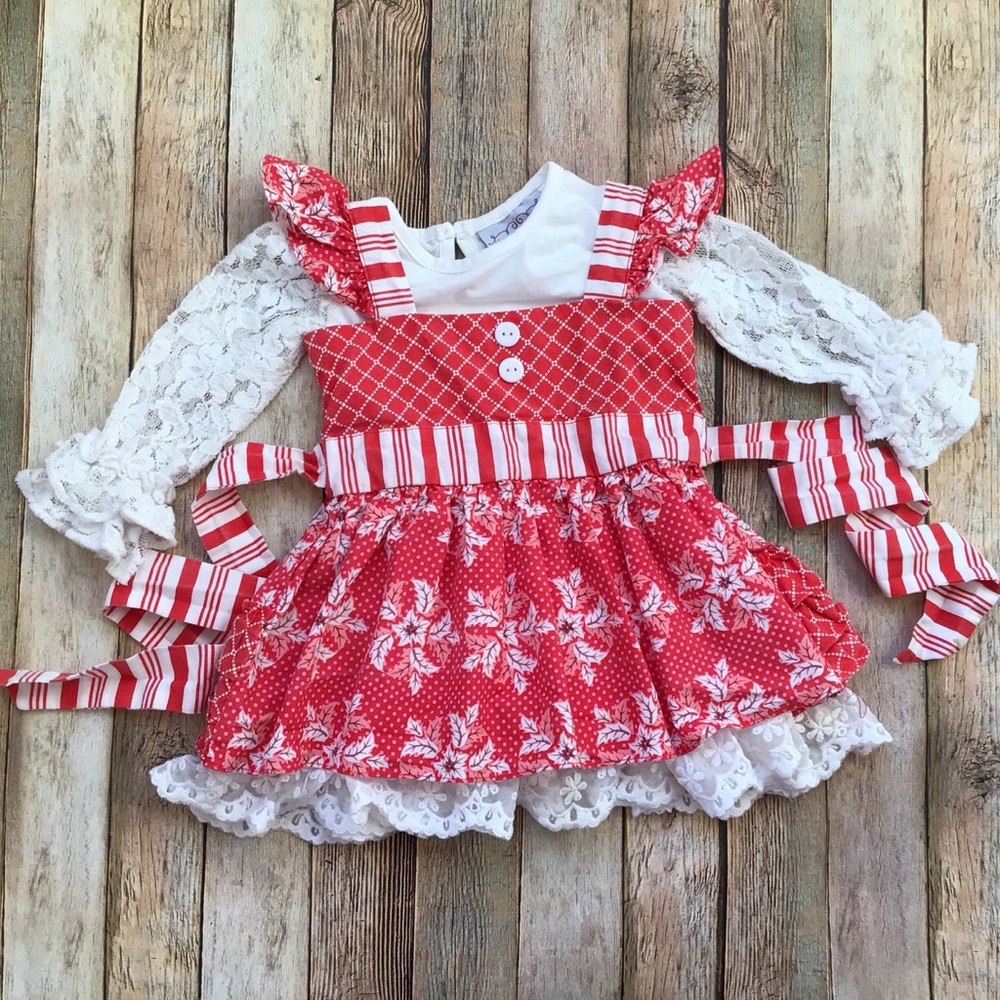 Serendipity Lace Shirt And Ruffled Top